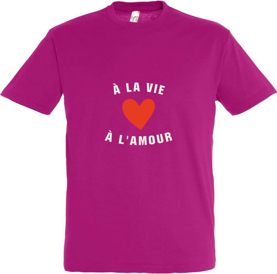 Needen 11380-N1DV-F - À la vie à l'amour Design T-shirt