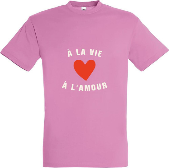 Needen 11380-N1DV-F - À la vie à l'amour Design T-Shirt