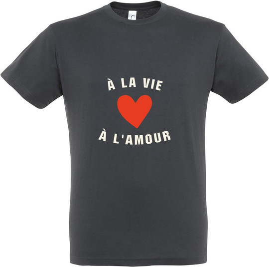 Needen 11380-N1DV-F - À la vie à l'amour Design T-Shirt