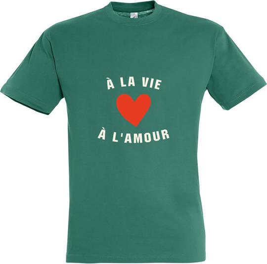 Needen 11380-N1DV-F - À la vie à l'amour Design T-Shirt
