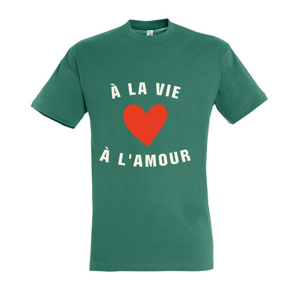 Needen 11380-N1DV-F - T-shirt imprimé 'À la vie à l'amour'