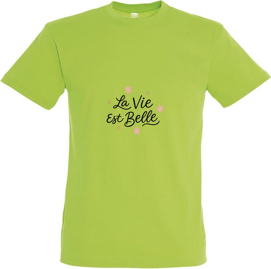 Needen 11380-N1LB-F - La vie est belle Printed T-shirt