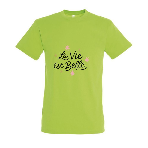 Needen 11380-N1LB-F - La vie est belle Printed T-shirt