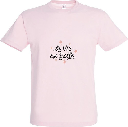 Needen 11380-N1LB-F - La vie est belle Printed T-shirt