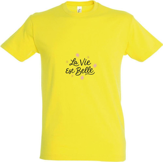 Needen 11380-N1LB-F - La vie est belle Printed T-shirt