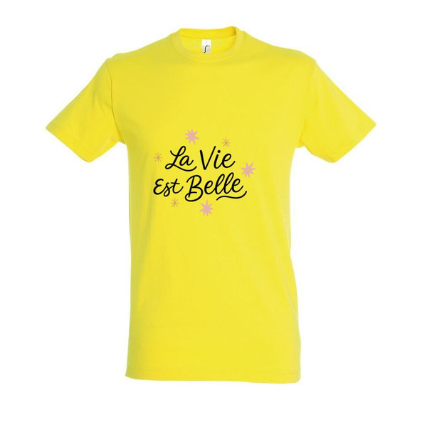 Needen 11380-N1LB-F - T-Shirt La vie est belle Front