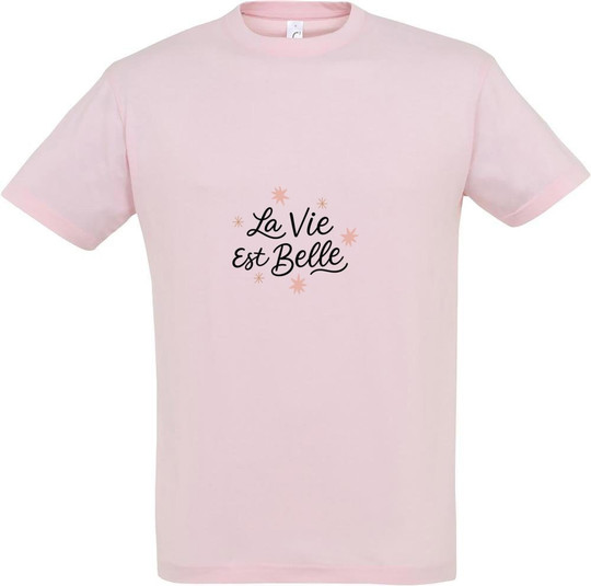 La vie est belle Painettu T-paita 11380-N1LB-F