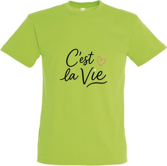Needen 11380-N1LCV-F - C'est la vie Graphic Design T-shirt