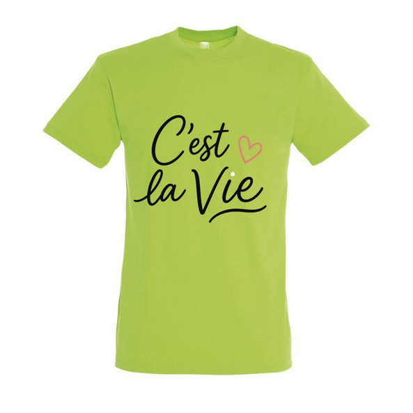 Needen 11380-N1LCV-F - T-Shirt C'est la vie Front