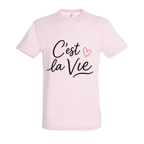 Needen 11380-N1LCV-F - T-Shirt C'est la vie Front