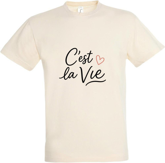 Needen 11380-N1LCV-F - C'est la vie Graphic Design T-shirt