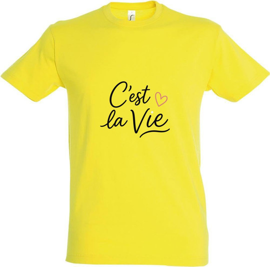 Needen 11380-N1LCV-F - C'est la vie Graphic Design T-shirt