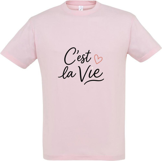 'C'est la vie' Graafinen T-paita 11380-N1LCV-F