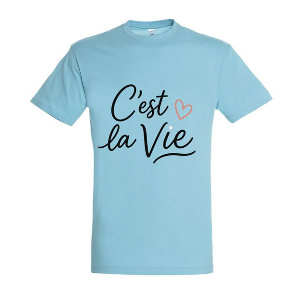 Needen 11380-N1LCV-F - T-Shirt C'est la vie Front