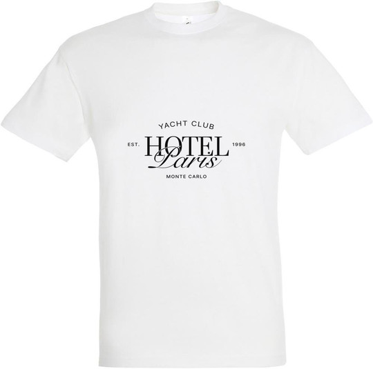 Needen 11380-N1LHT-F - T-shirt Imprimé Hôtel Paris Front