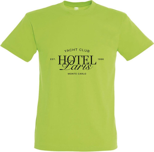 Needen 11380-N1LHT-F - Hotel Paris Front Design T-shirt
