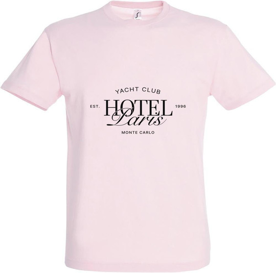 Needen 11380-N1LHT-F - Hotel Paris Front Design T-shirt