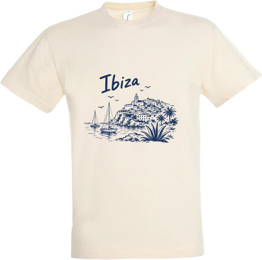 Needen 11380-N1LIB-F - Ibiza Front Design T-shirt