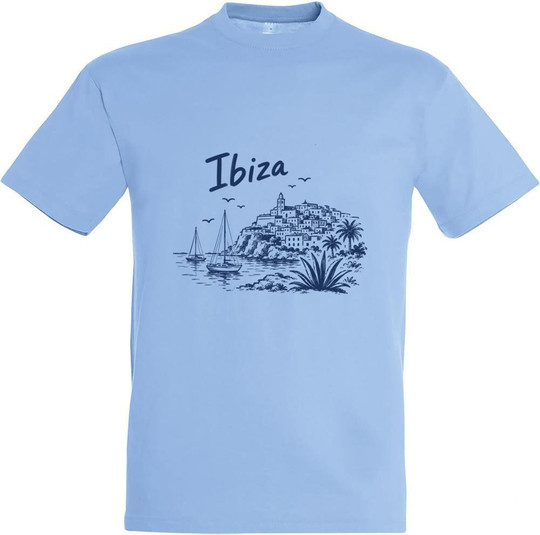 Ibiza Front Design T-shirt 11380-N1LIB-F