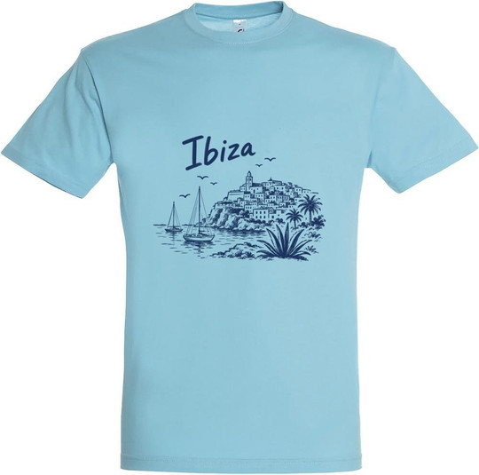 Needen 11380-N1LIB-F - Ibiza Front Design T-shirt