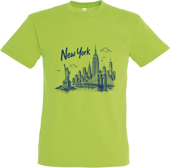 Needen 11380-N1LNY-F - New York Front Printed T-shirt