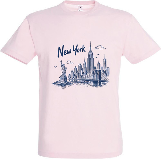 Needen 11380-N1LNY-F - Bedrucktes New York Front T-Shirt