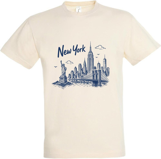 Needen 11380-N1LNY-F - New York Front Printed T-shirt