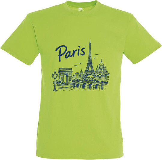 Needen 11380-N1LPR-F - Paris Front Graphic T-shirt