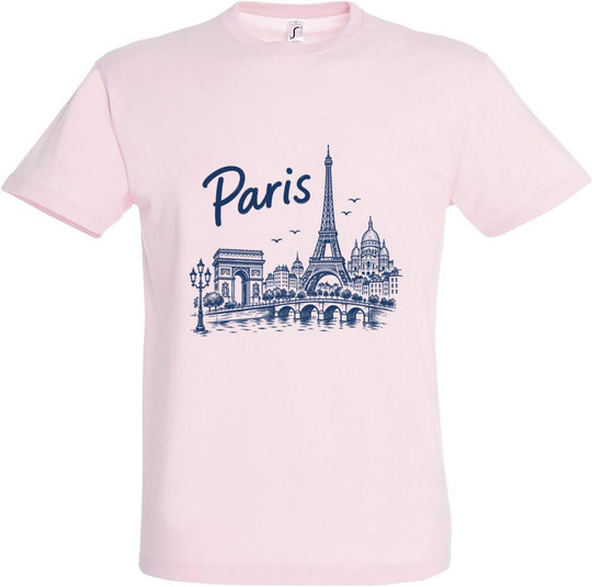 Needen 11380-N1LPR-F - Paris Front Design T-Shirt