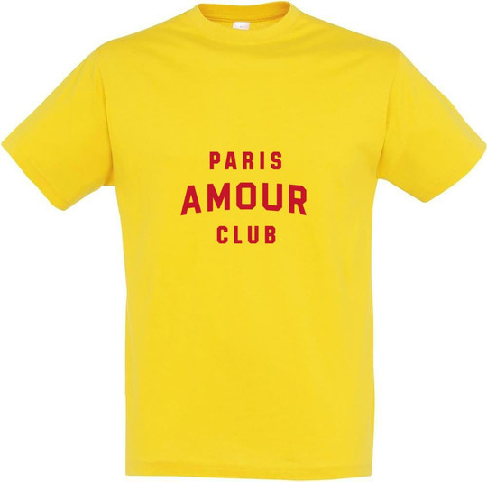 Paris Amour Club Design T-Shirt 11380-N1LPRA-F