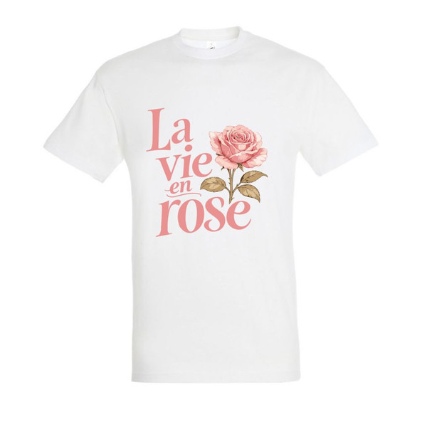 Needen 11380-N1LRS-F - T-Shirt La vie en rose Front