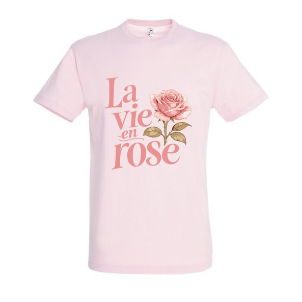 Needen 11380-N1LRS-F - T-Shirt La vie en rose Front