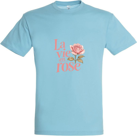Needen 11380-N1LRS-F - La vie en rose Front bedrucktes T-Shirt