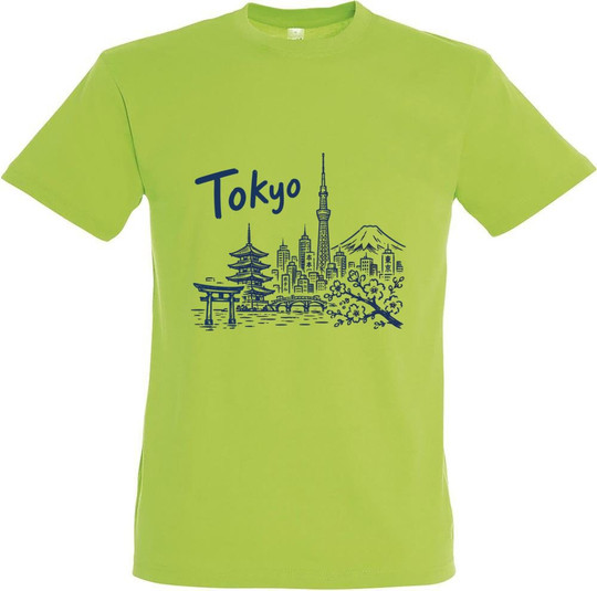 Needen 11380-N1LTK-F - Tokyo Front Printed T-shirt