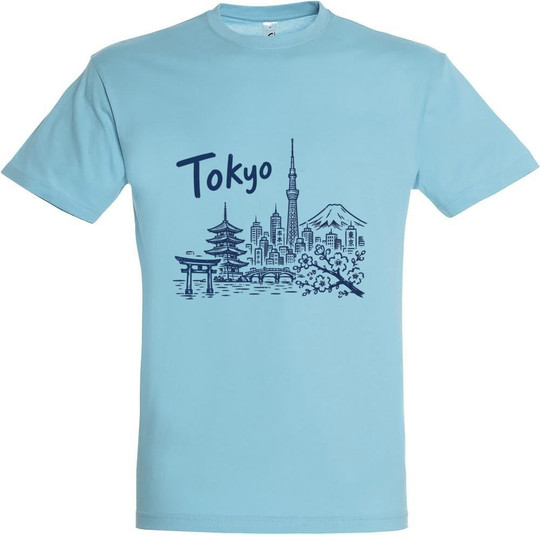 Needen 11380-N1LTK-F - Bedrucktes Tokyo Front T-Shirt