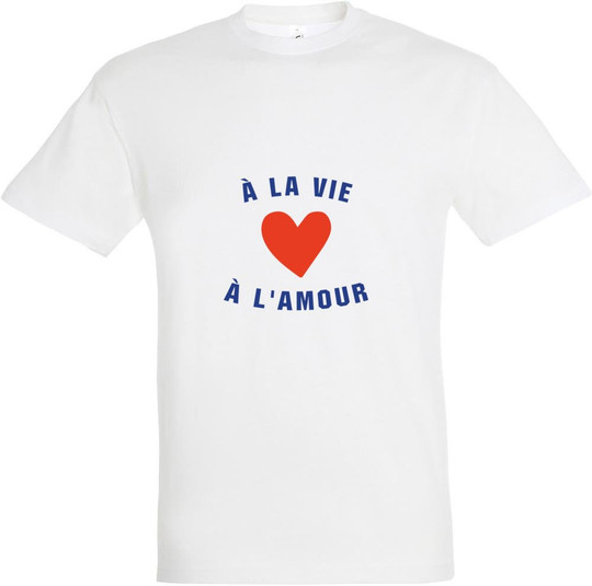 Needen 11380-N1LV-F - T-shirt Imprimé 'À la vie à l'amour'