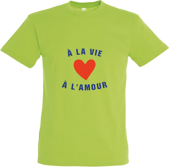 Needen 11380-N1LV-F - À la vie à l'amour Printed T-Shirt