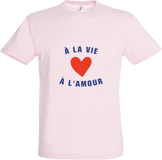 Needen 11380-N1LV-F - À la vie à l'amour Printed T-Shirt