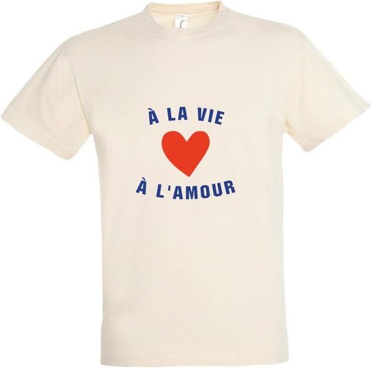 Needen 11380-N1LV-F - À la vie à l'amour Printed T-Shirt