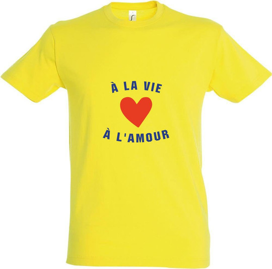 Needen 11380-N1LV-F - À la vie à l'amour Printed T-Shirt