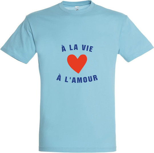 Needen 11380-N1LV-F - À la vie à l'amour Printed T-Shirt