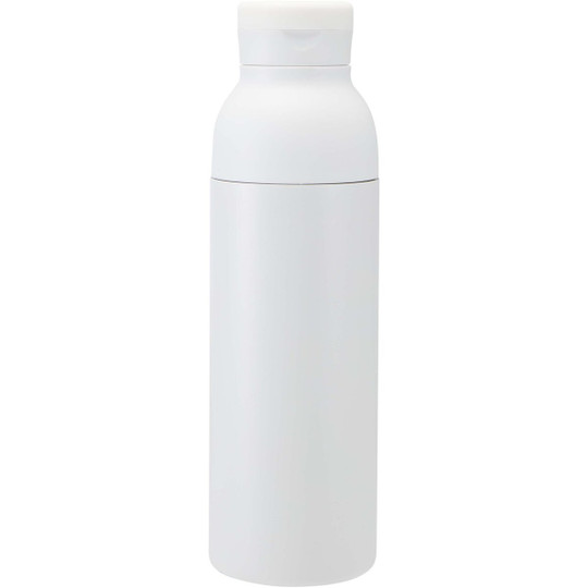 Illuminate 650 ml RCS recycled double wall stainless steel water bottle with 3-piece lid set - EgotierPro 100890