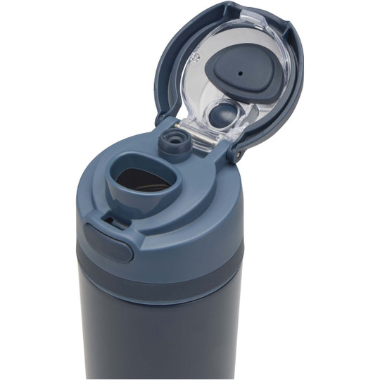 Theron 800 ml RCS recycled single wall stainless steel water bottle with dual function lid - EgotierPro 100951