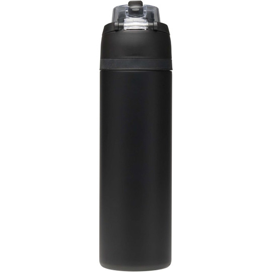 Theron 800 ml RCS recycled single wall stainless steel water bottle with dual function lid - EgotierPro 100951
