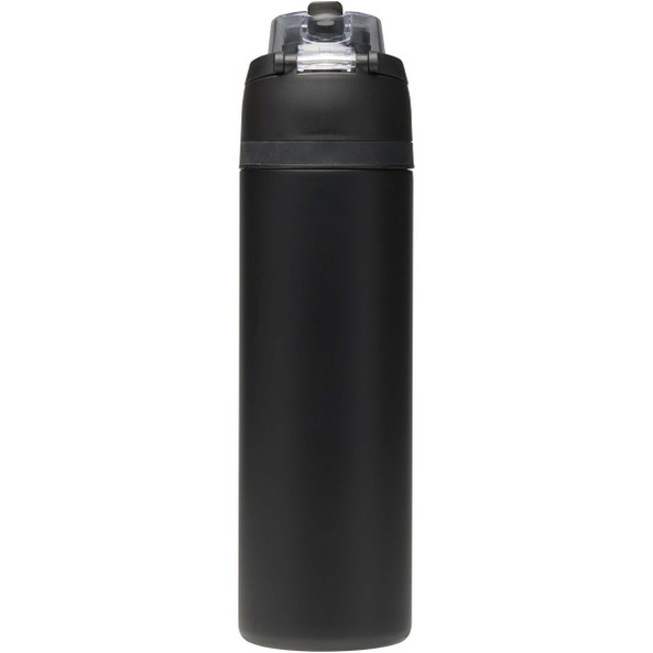 Theron 800 ml RCS recycled single wall stainless steel water bottle with dual function lid - EgotierPro 100951