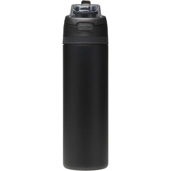 Theron 800 ml RCS recycled single wall stainless steel water bottle with dual function lid - EgotierPro 100951