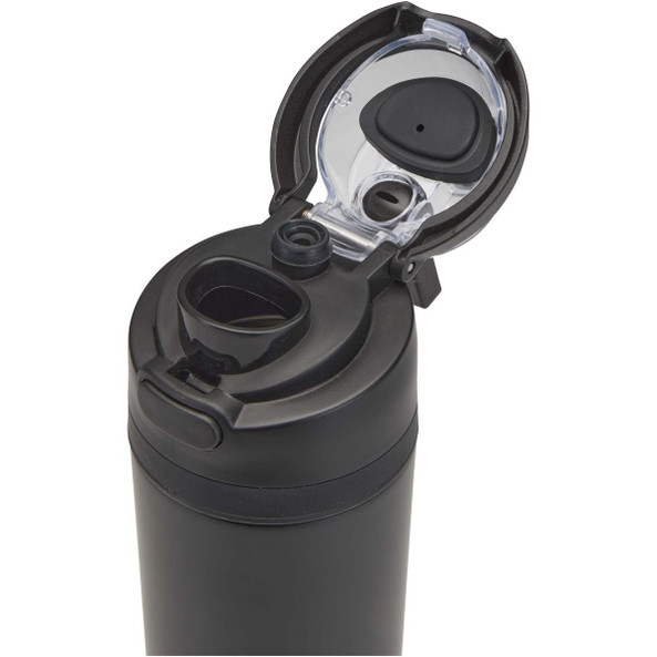 Theron 800 ml RCS recycled single wall stainless steel water bottle with dual function lid - EgotierPro 100951