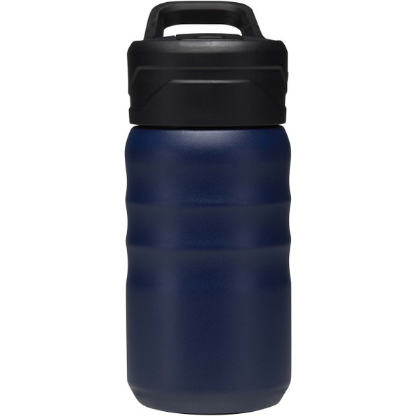 Knox 350 ml RCS Trinkflasche aus recyceltem, doppelwandigem Edelstahl mit Klappstrohhalm - EgotierPro 100952
