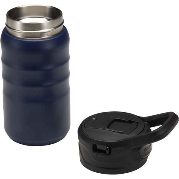 Knox 350 ml RCS Trinkflasche aus recyceltem, doppelwandigem Edelstahl mit Klappstrohhalm - EgotierPro 100952