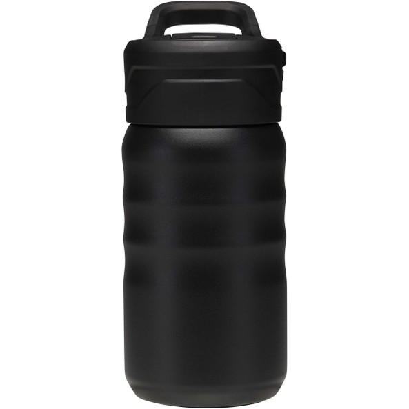 Knox 350 ml RCS recycled double wall stainless steel sport bottle with flip straw - EgotierPro 100952